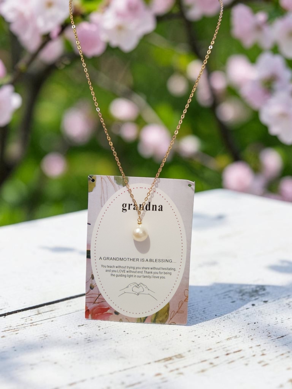 10 / $10 Gold Pearl Pendant Necklace - Elegant Gift for Women